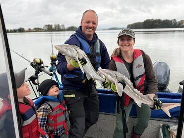 Family Fun - Sturgeon and Bratwurst