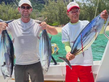 Skipjacks in but lost a marlin 