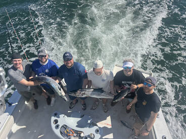 Fun day fishing with our new Canadian fr