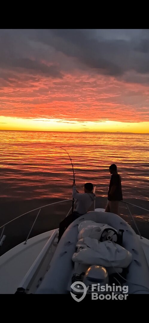 The battle required angler skill and stamina 