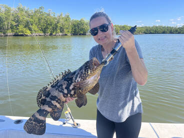 Backcountry grouper fishing is intense!