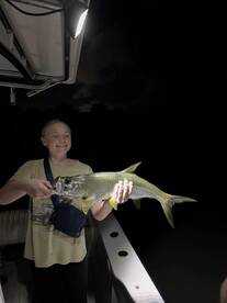 Night fishing action with Capt Miguel