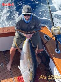 125lb Ahi Yellow Fin Tuna catch