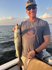 Redfish and trout everywhere!