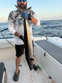 Winter wahoo catch and cook 