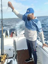 Trolling and bottom fishing 