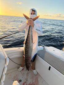Great wahoo bite 