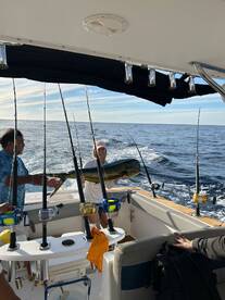 Great fishing day with our friends Billy