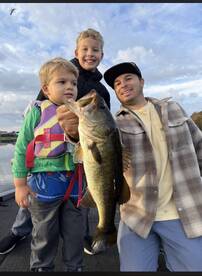 Awesome morning on lake Tarpon with Kyle