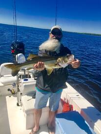 Great Snook bight in cold weather ! 