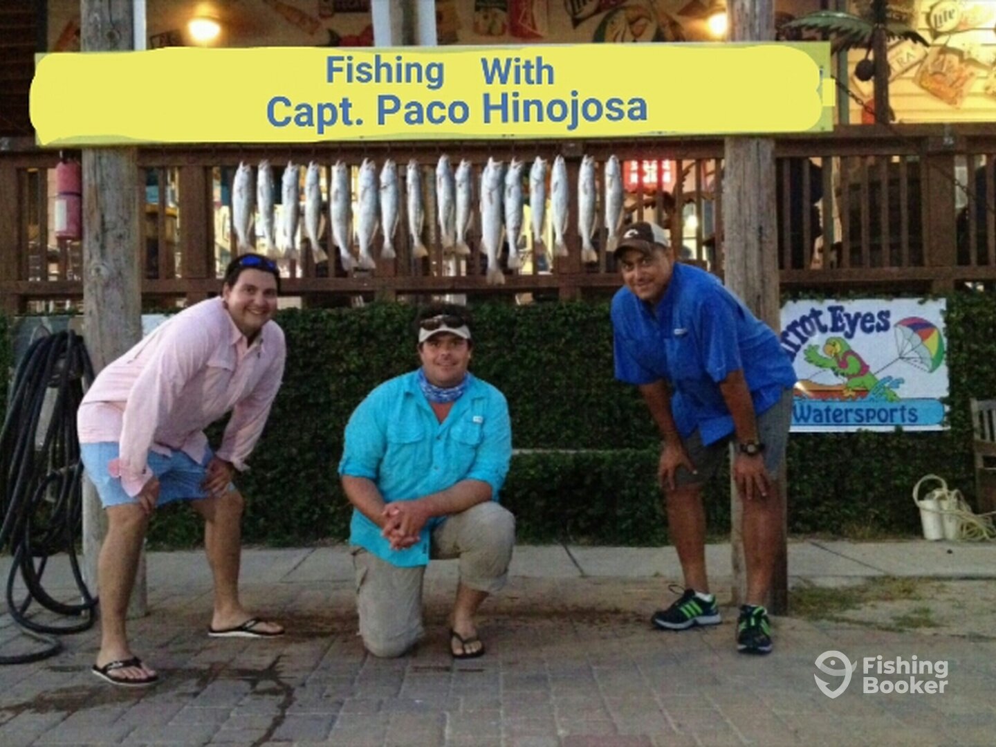 There were 4 fishermen, but one ran to the restroom...