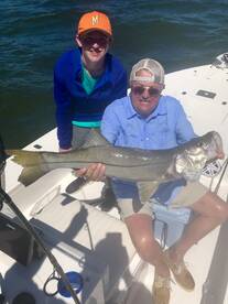 Great inshore Snook fishing in February 