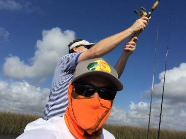 Fishing with Mark the birthday boy!