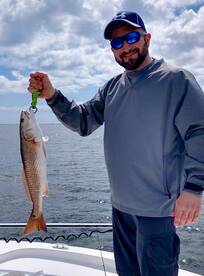 Redfish were biting & guest caught their