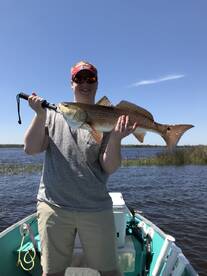 Redfishing with Thomas