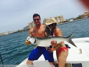 One of three tarpons released on our Monday's trip 7/13/2015