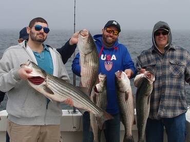 APRIL 28-LIMIT CATCH STRIPED BASS!!