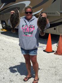 A nice pair of keeper fluke for Deanna R