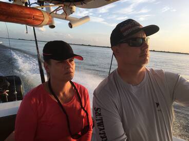 Dr Jerrett at the helm 