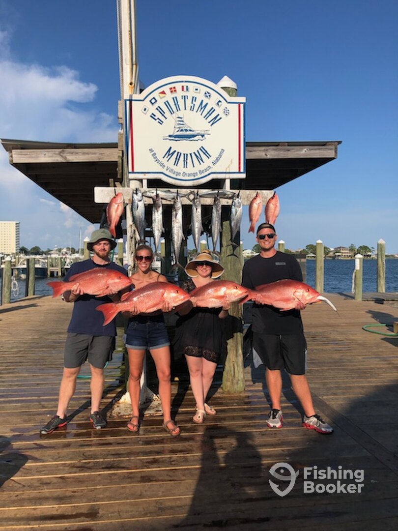 Some beautiful snapper this crew enjoyed catching!