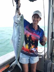 Queenies & Trevally on poppers and stick