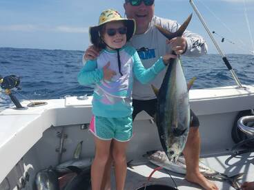 Young anglers land loads of yellowfin