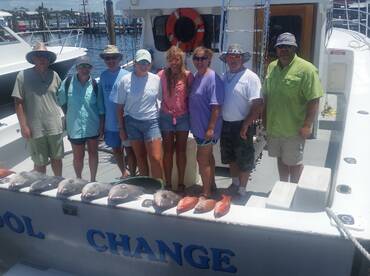 Triggerfish, Vermillion,Amberjacks 