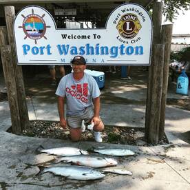 Kelly with a limit of fish!
