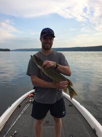 Evening guide trip conesus lake 
