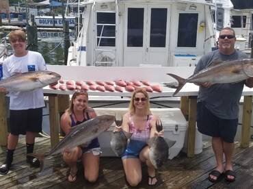 The fish are biting