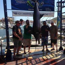 Ty Neiberger and friends with their big 