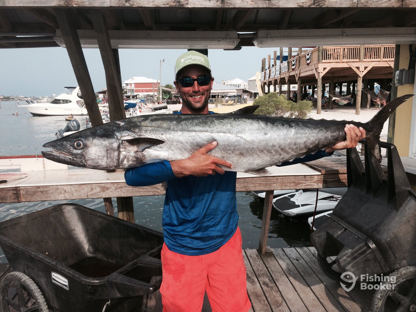 Deck hand Sean had to hold him too!
Jus Cuz fishing!