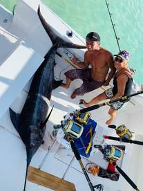 second day fishing i caught my marlin