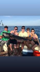 This 40lb wahoo came during an afternoon trip!