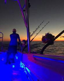 60 miles offshore sunrise