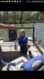 White bass fishing with the grand kids. 