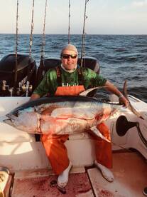 Happy angler!  159.6