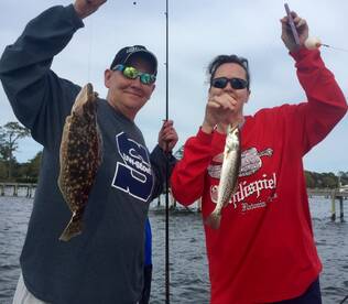 flounder and trout