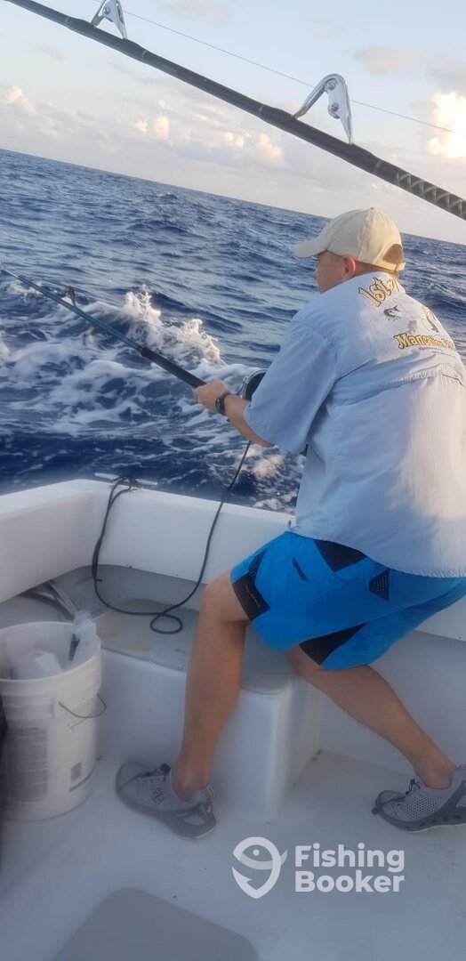 Fighting a wahoo