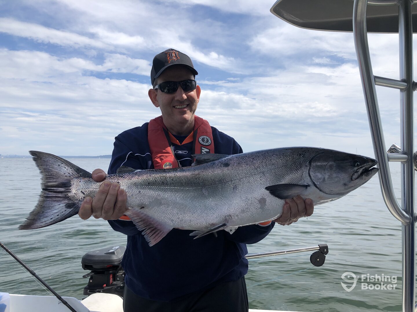 John Carr with a 21 pound Chinook!