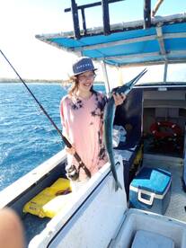 Daughter and Dad's fishing trip 