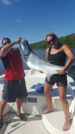 Healthy size tarpon released in San Juan