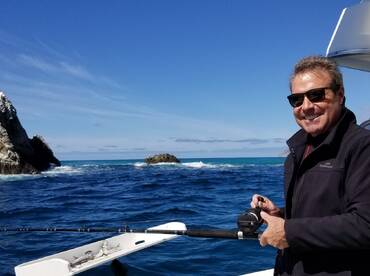 JJ killing it on a blue water day
