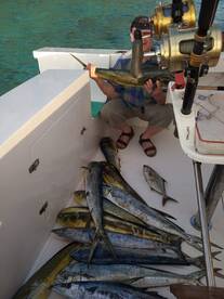 he come 2 time fishing with me in one ye