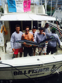 Group of friends...they all had on their Billfisher III t shirts!