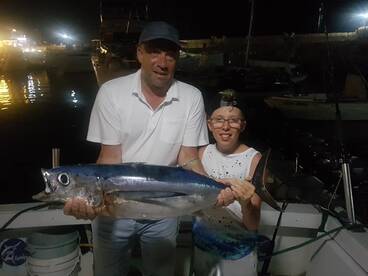 Good size albacore Tuna and a bonito!