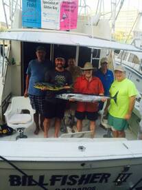 They enjoyed a good catch and lovely meal.