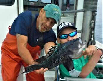 Black Seabass Fishing is Exellent now an