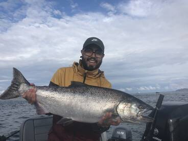 Chinook salmon fishing