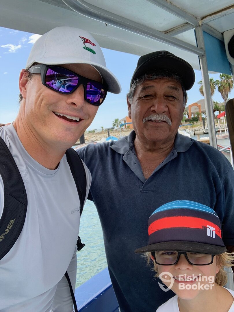 Lucas & Chad with the Capitan Nino